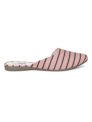 pink fabric mules sandals - 18193116 - Standard Image - 3