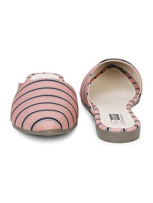 pink fabric mules sandals - 18193116 - Standard Image - 5
