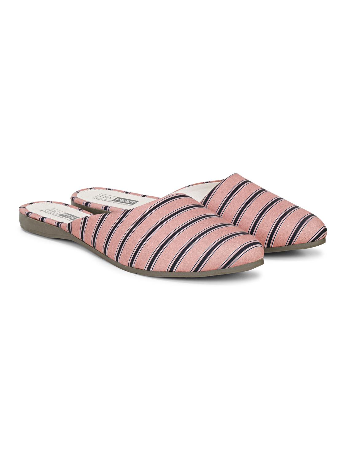 pink fabric mules sandals - 18193116 - Zoom Image - 2