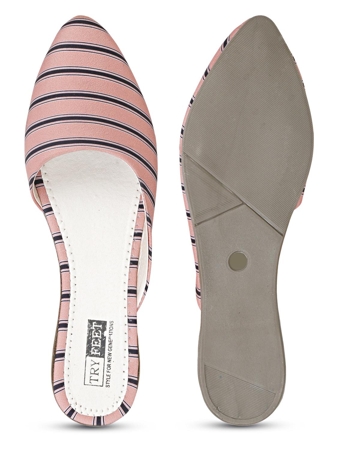 pink fabric mules sandals - 18193116 - Zoom Image - 6