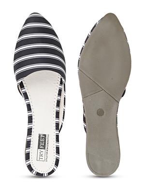black fabric mules sandals - 18193117 - Standard Image - 6