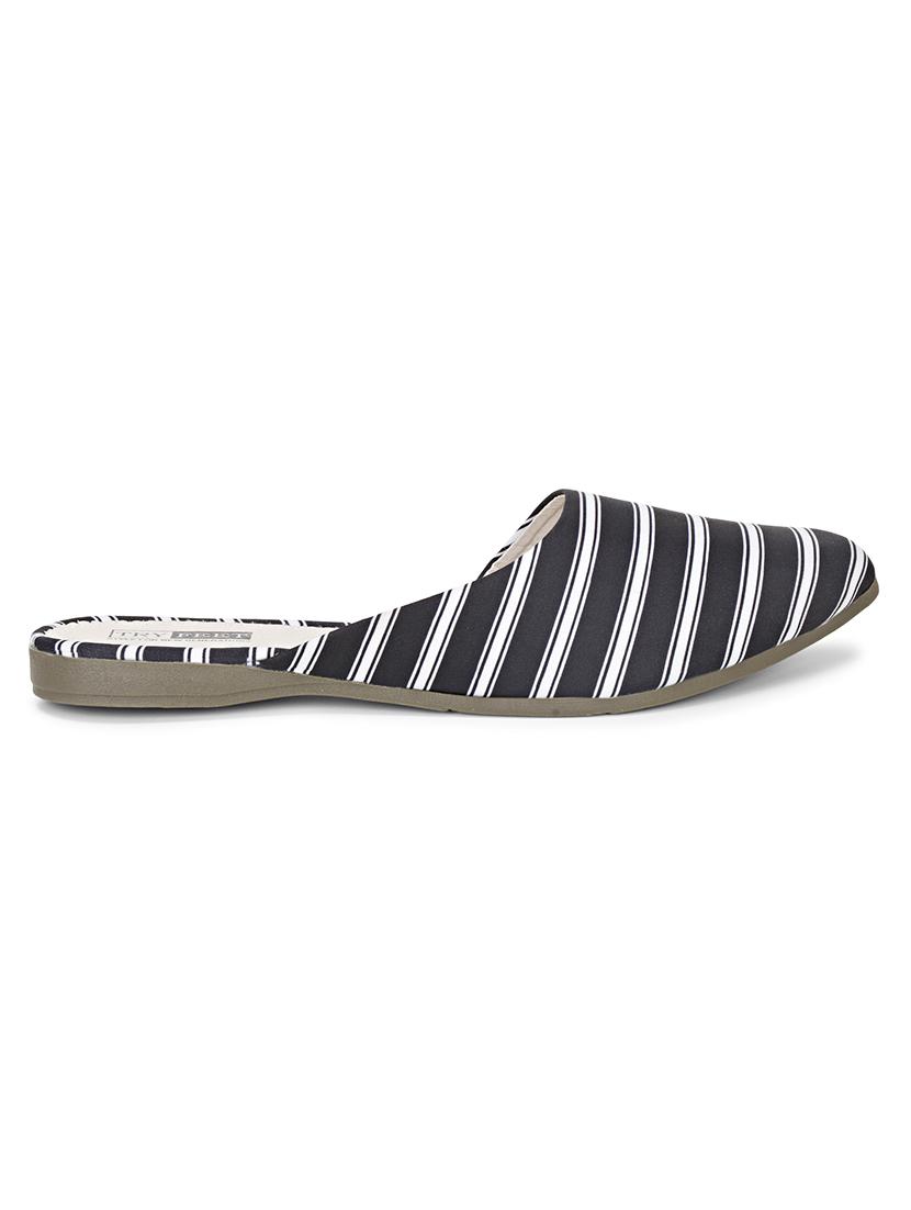black fabric mules sandals - 18193117 - Zoom Image - 3