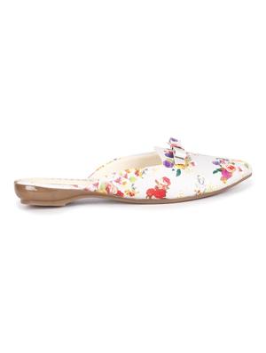 grey faux leather mules sandals - 18193118 - Standard Image - 3