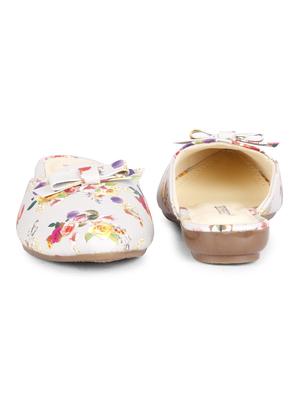 grey faux leather mules sandals - 18193118 - Standard Image - 4