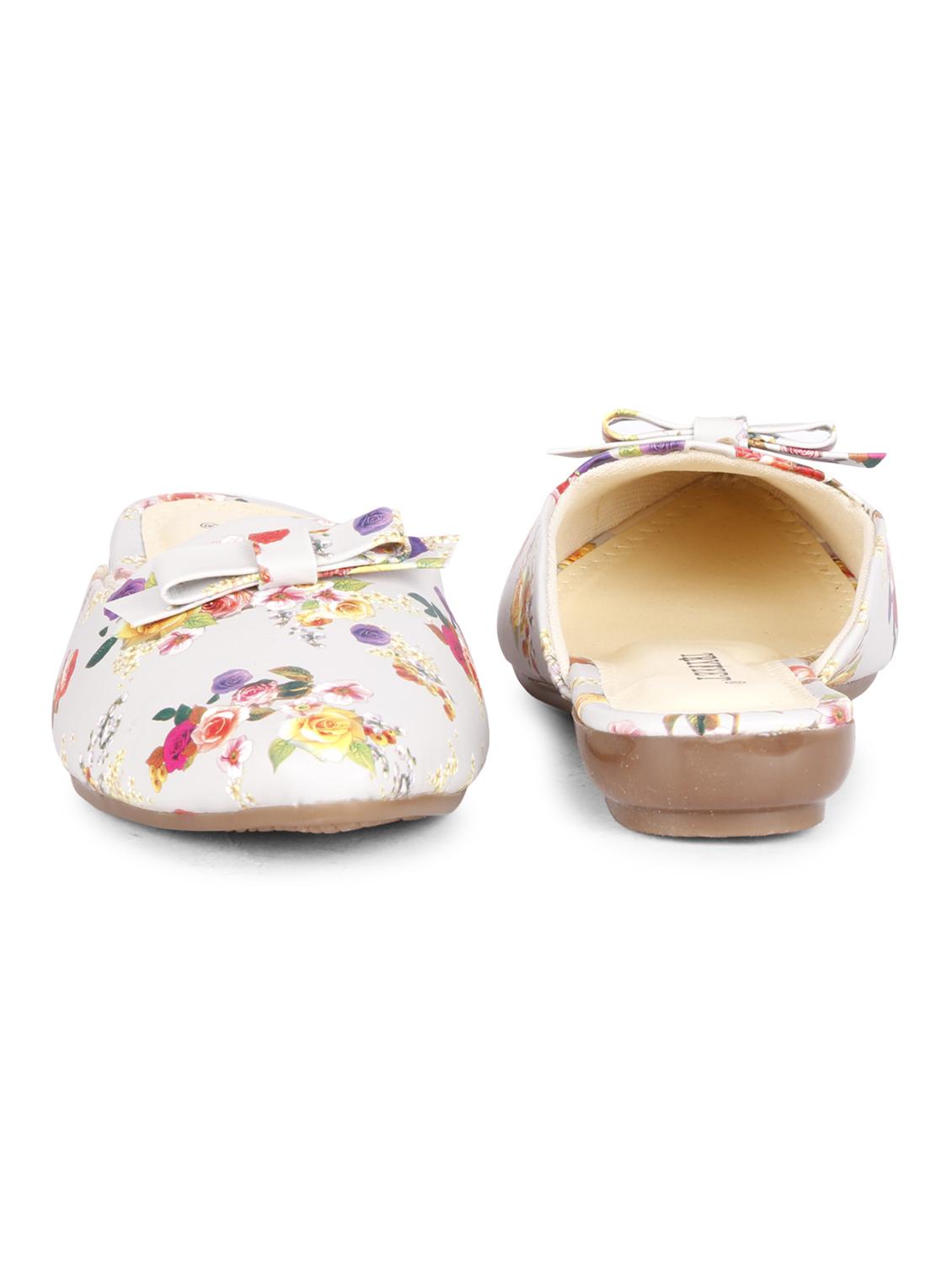 grey faux leather mules sandals - 18193118 - Zoom Image - 4