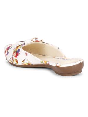 multi colored faux leather mules sandals - 18193119 - Standard Image - 4