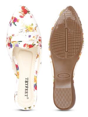 multi colored faux leather mules sandals - 18193119 - Standard Image - 6