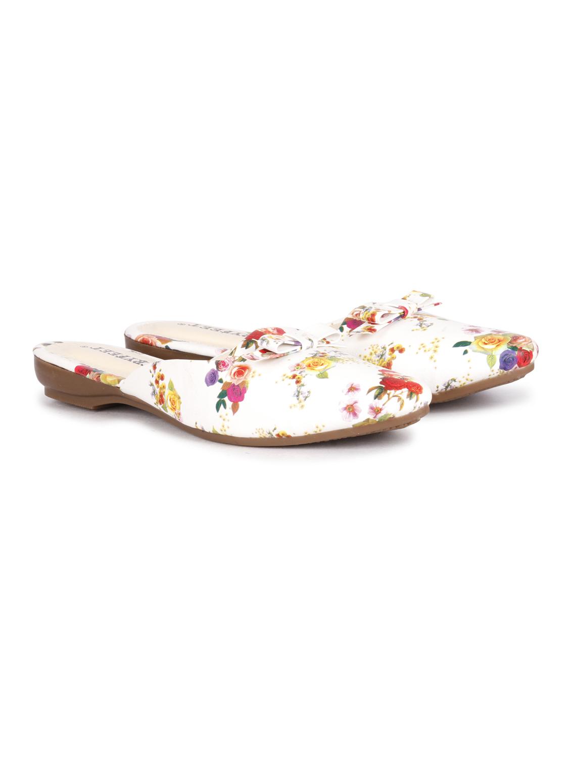 multi colored faux leather mules sandals - 18193119 - Zoom Image - 2