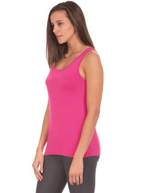 scoop neck solid top - 18195566 - Standard Image - 2