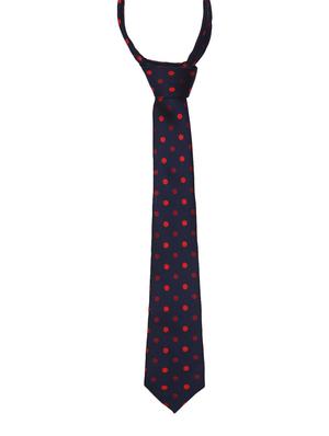 polka blue feel silk that is soft, rich in colour and beautiful to feel. the stitching thread are well finished. premium heavy quali interlining gets a perfect knot everytime. loved worldwide for sle ty - 18196166 - Standard Image - 4