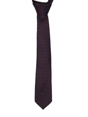 blue dotted pattern feel silk that is soft, rich in colour and beautiful to feel. the stitching thread are well finished. premium heavy quali interlining gets a perfect knot everytime. loved worldwide for sle ty - 18196168 - Standard Image - 3