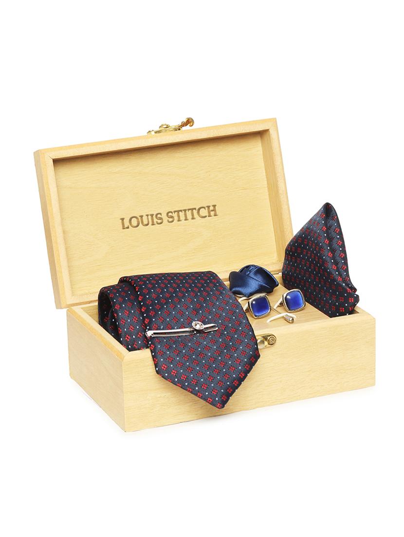 blue dotted pattern feel silk that is soft, rich in colour and beautiful to feel. the stitching thread are well finished. premium heavy quali interlining gets a perfect knot everytime. loved worldwide for sle ty - 18196168 - Zoom Image - 2