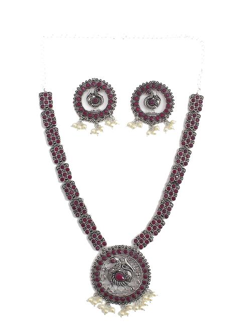 multi colored metal bridal necklace - 18196380 - Standard Image - 1