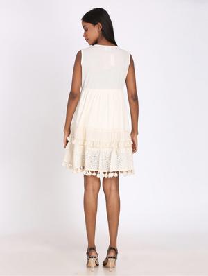 white solid tunic - 18197943 - Standard Image - 3