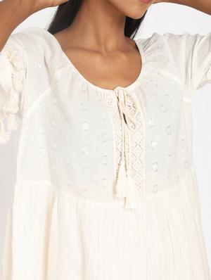 white solid tunic - 18197944 - Standard Image - 4
