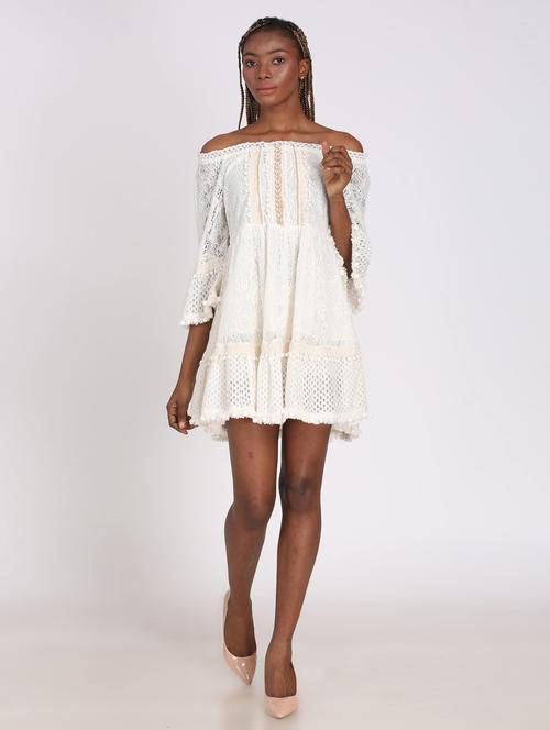 white solid tunic - 18197947 - Standard Image - 1