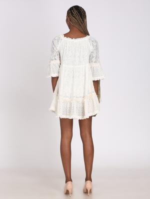 white solid tunic - 18197947 - Standard Image - 4