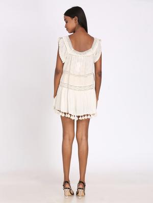 white solid tunic - 18197948 - Standard Image - 3