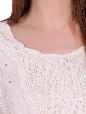 white solid tunic - 18197960 - Standard Image - 4