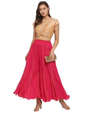 pink stripe palazzo - 18198852 - Standard Image - 4