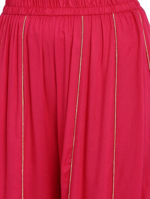 pink stripe palazzo - 18198852 - Standard Image - 5