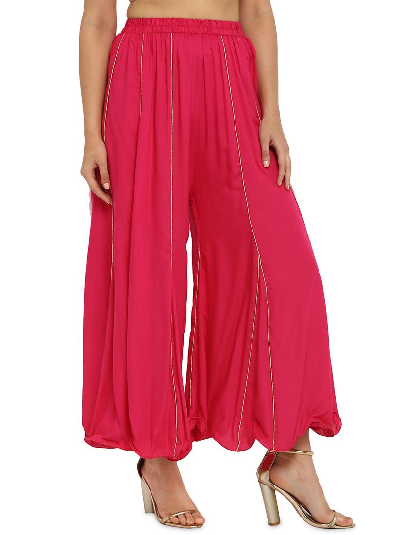 pink stripe palazzo - 18198852 - Zoom Image - 2