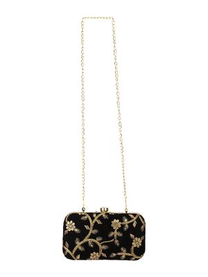black velvet box clutch - 18199424 - Standard Image - 2