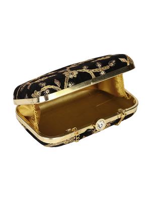 black velvet box clutch - 18199424 - Standard Image - 3