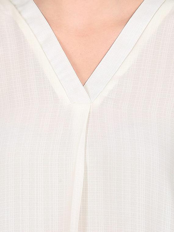 v-neck self design top - 18202486 - Zoom Image - 5
