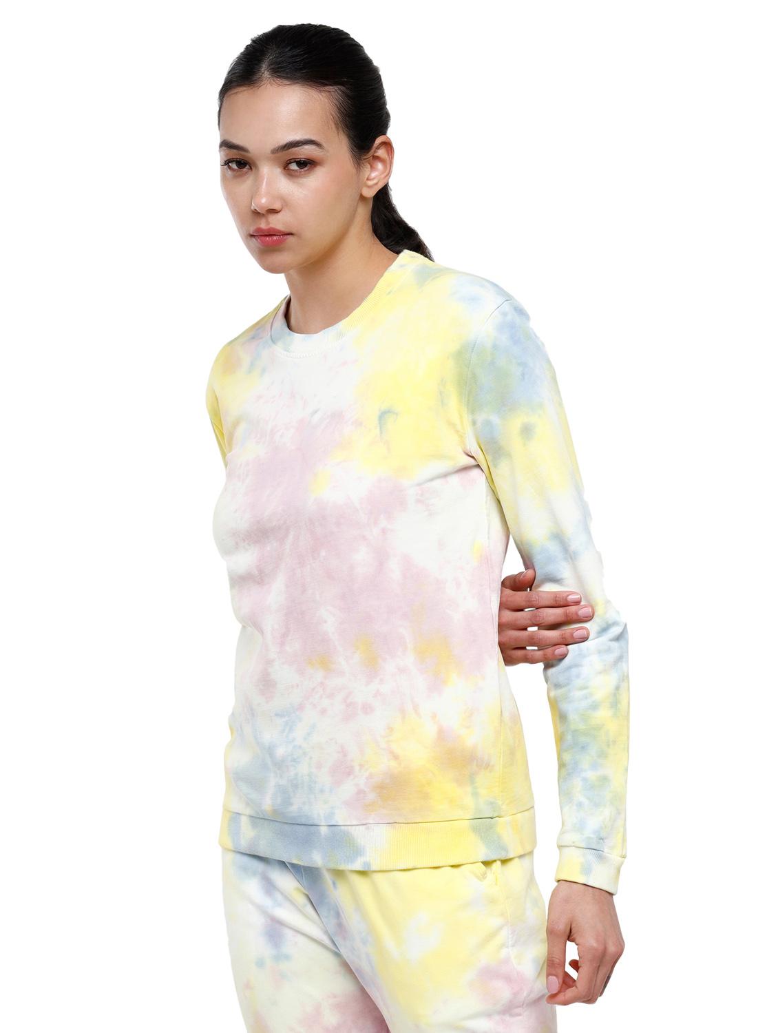 crew neck tie & dye sweatshirt - 18202900 - Zoom Image - 2