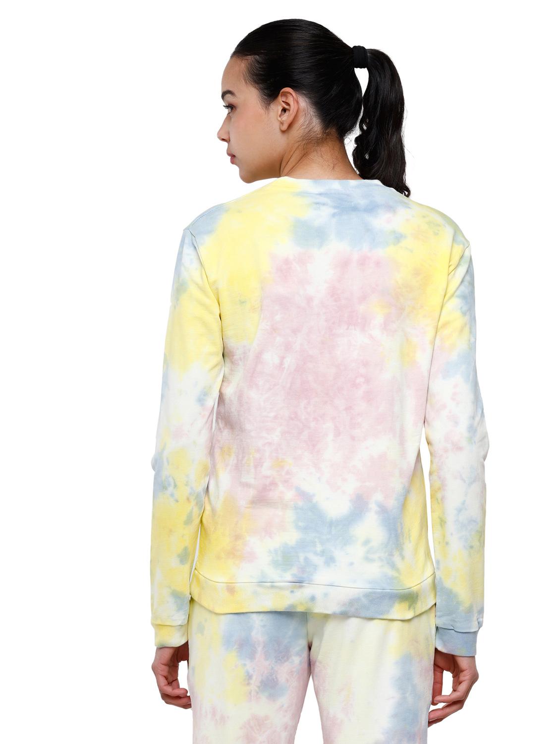 crew neck tie & dye sweatshirt - 18202900 - Zoom Image - 3