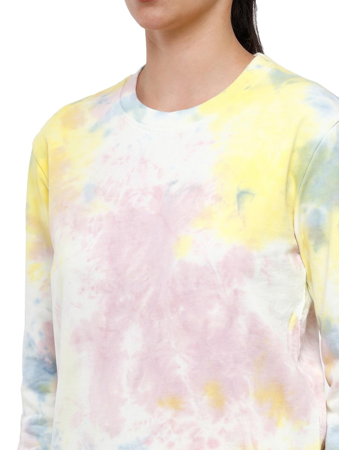 crew neck tie & dye sweatshirt - 18202900 - Zoom Image - 5