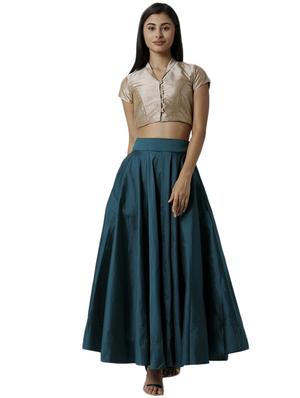 high rise flared skirt - 18203258 - Standard Image - 4