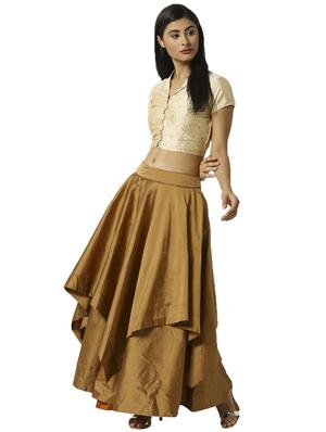 high rise flared skirt - 18203262 - Standard Image - 4