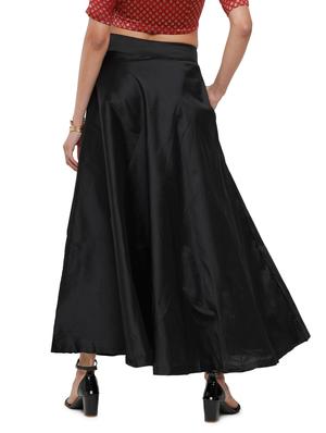 high rise flared skirt - 18203264 - Standard Image - 3