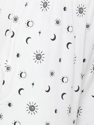 round neck printed nightwear pajama set - 18203289 - Standard Image - 5