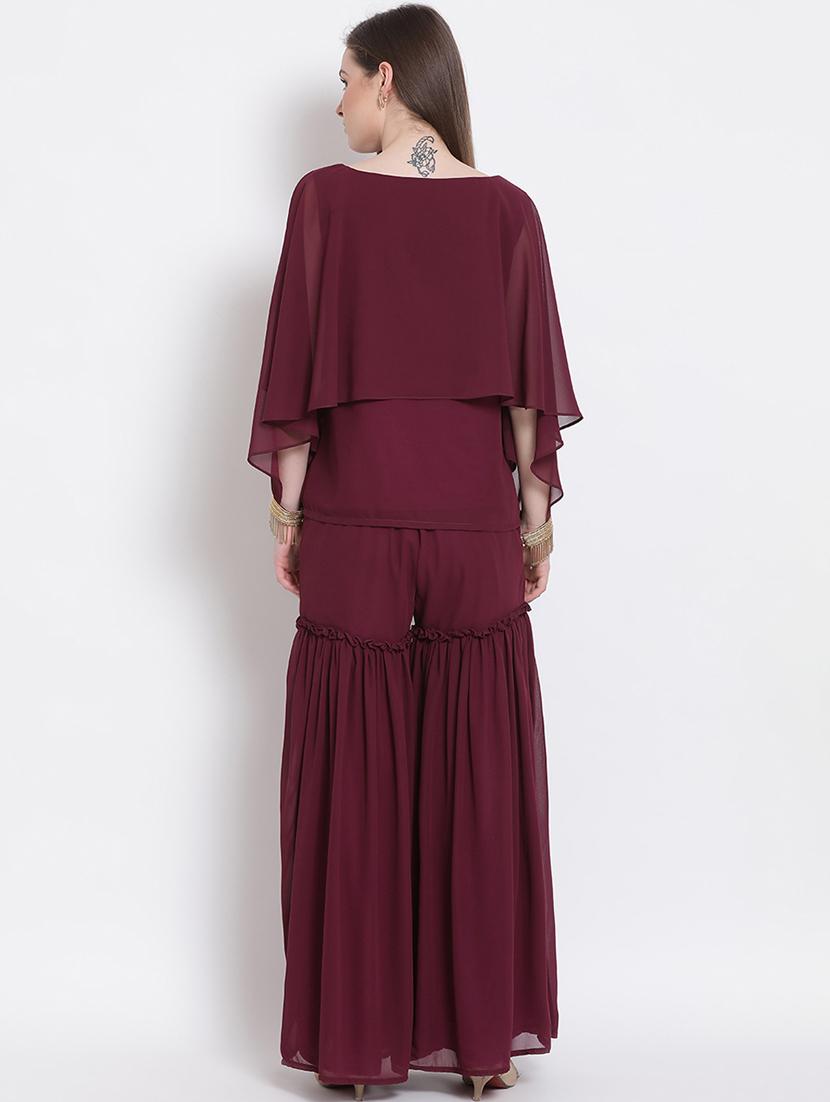 embellished top with palazzo - 18204606 - Zoom Image - 4