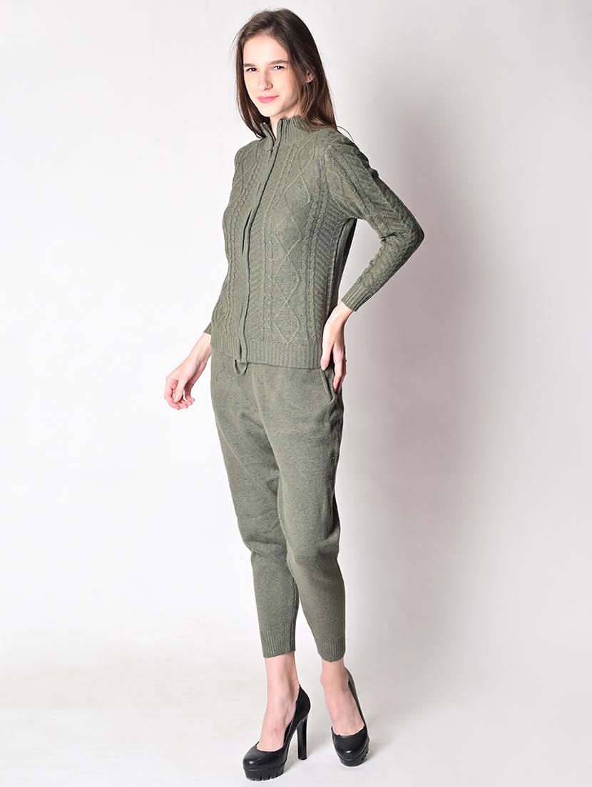 green knit wear track suit set - 18205682 - Zoom Image - 2