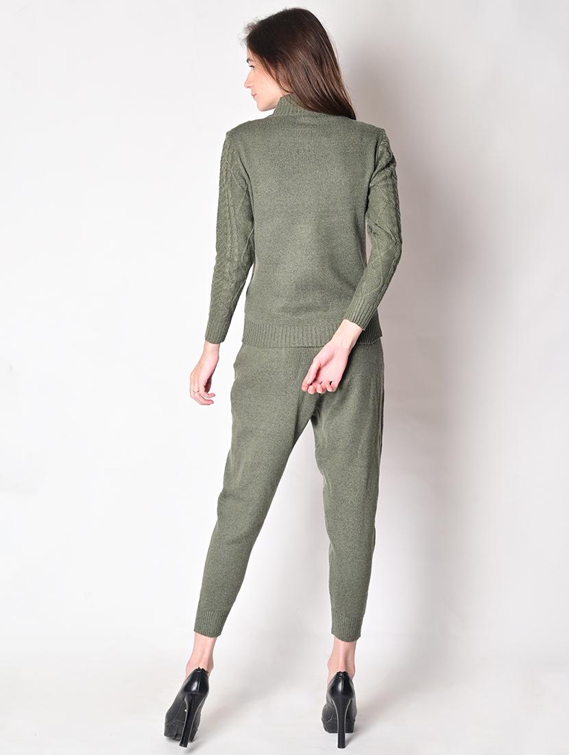 green knit wear track suit set - 18205682 - Zoom Image - 3