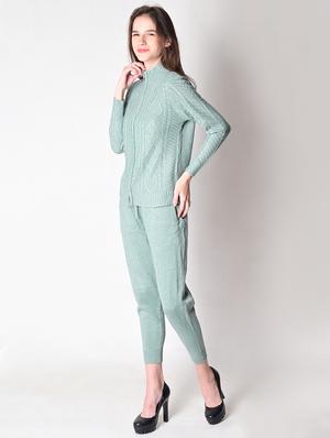 green knit wear track suit set - 18205683 - Standard Image - 2
