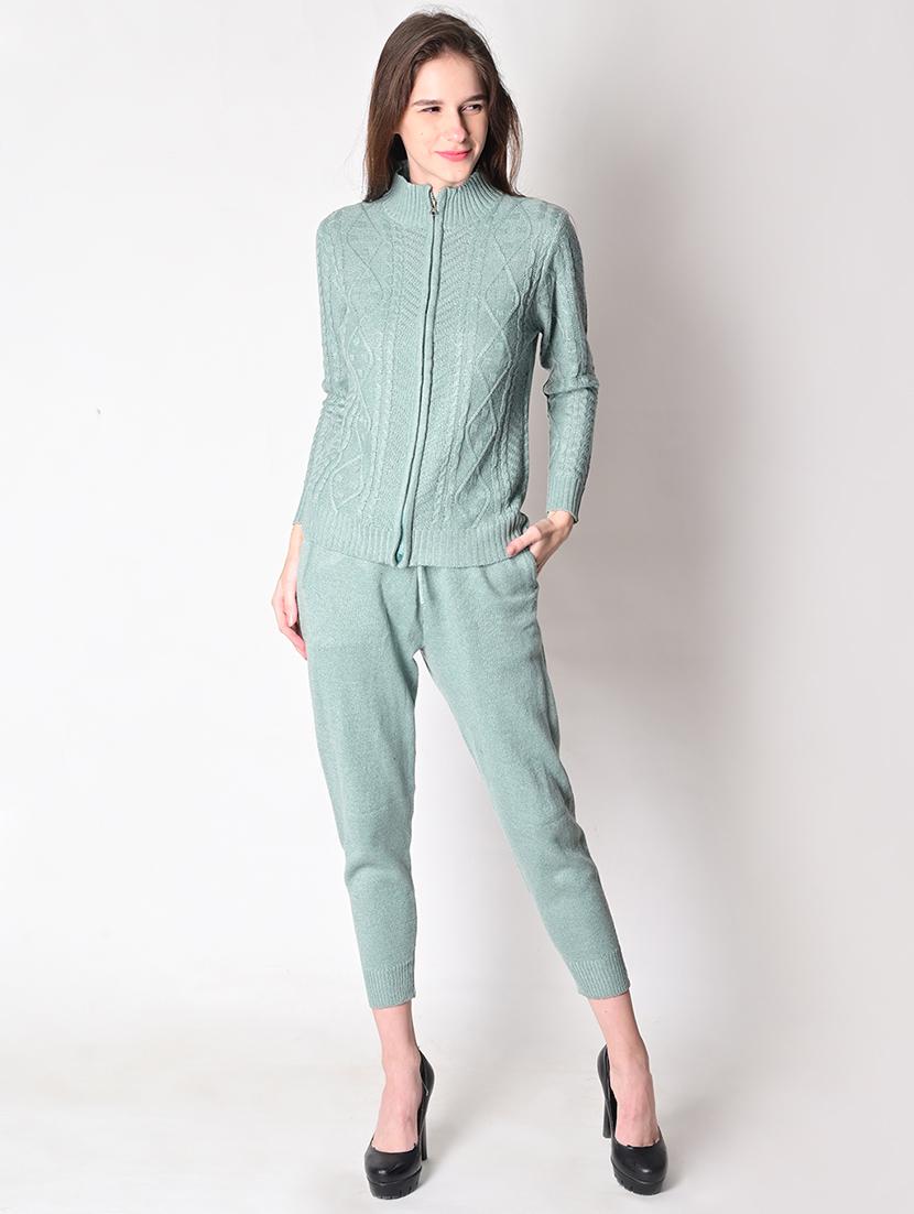 green knit wear track suit set - 18205683 - Zoom Image - 1
