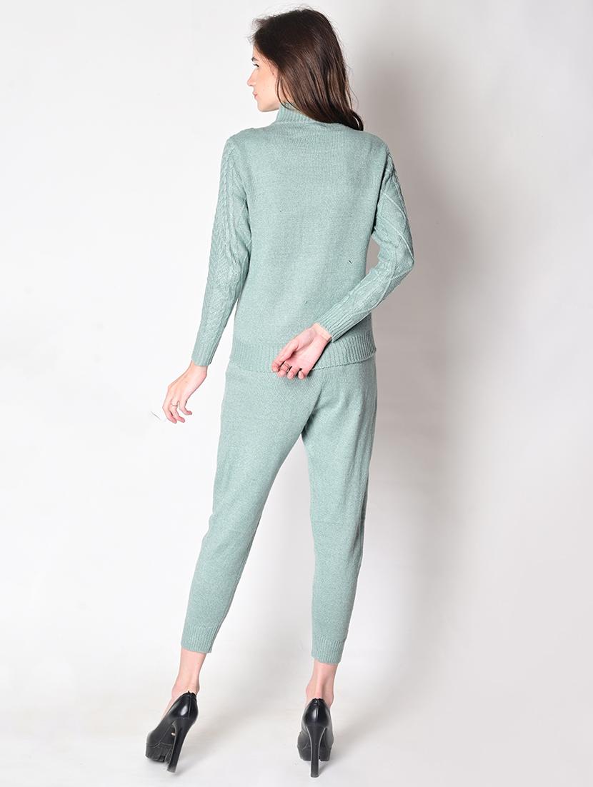green knit wear track suit set - 18205683 - Zoom Image - 3