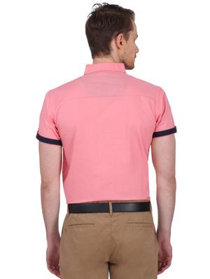 pink solid polo t-shirt - 18206208 - Standard Image - 3