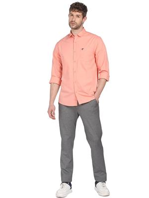 men coral collared casual shirt in 100% combed cotton - 18207063 - Standard Image - 4