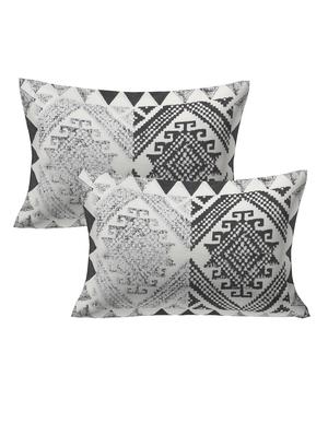 texstylers 100% cotton 90 inch x 108 inch jaipuri print king size bedsheet with 2 pillow covers - 18207346 - Standard Image - 2