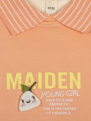 orange solid sweatshirt - 18208165 - Standard Image - 3