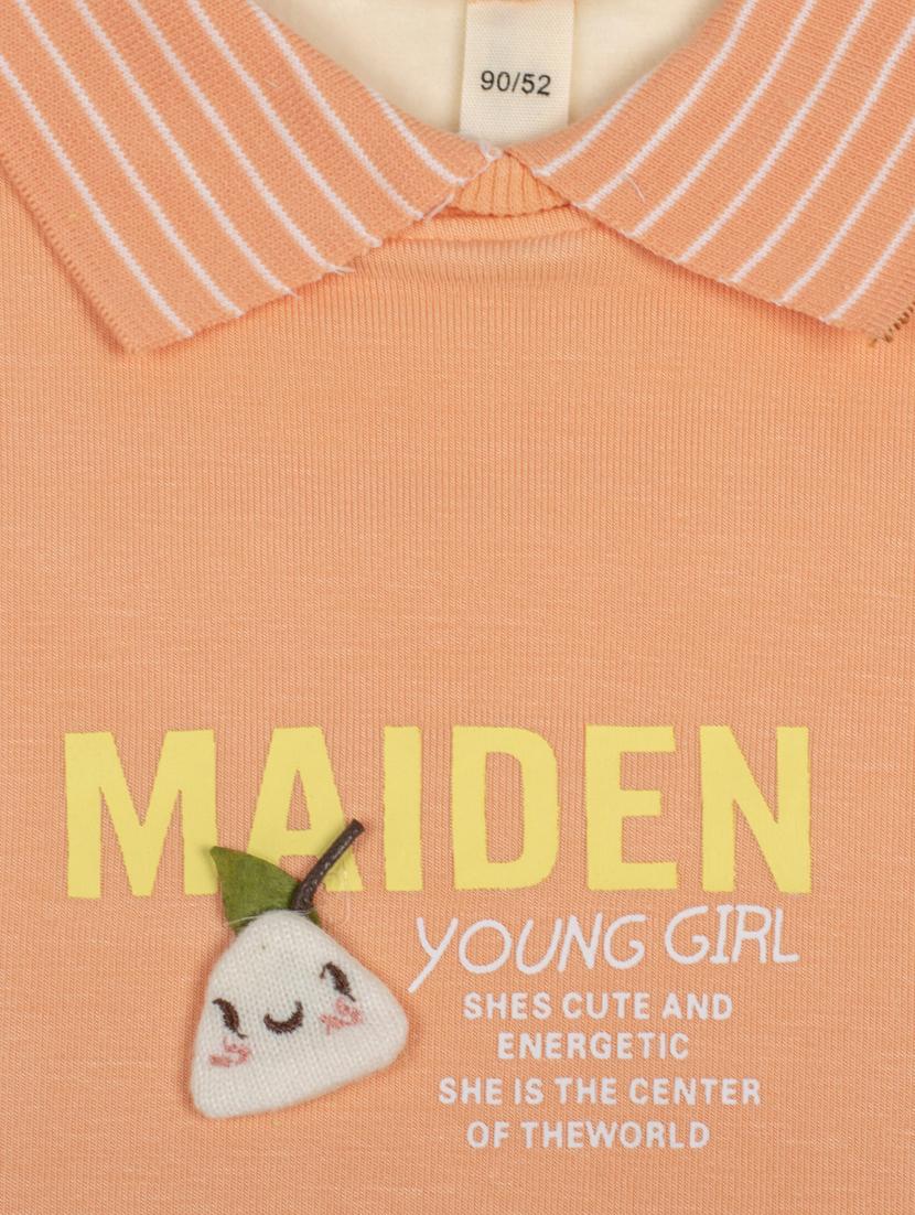 orange solid sweatshirt - 18208165 - Zoom Image - 3