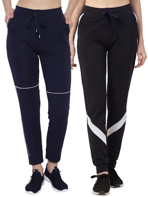 set of 2 drawstring waist track pant - 18208708 - Standard Image - 1