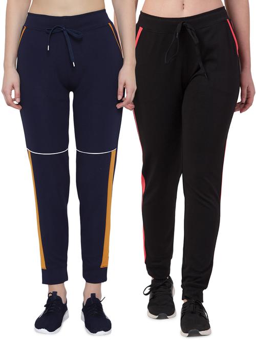 set of 2 drawstring track pant - 18208761 - Standard Image - 1