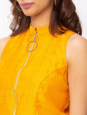 yellow solid straight top - 18209200 - Standard Image - 5